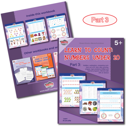 kindergarten math workbook by Math Country