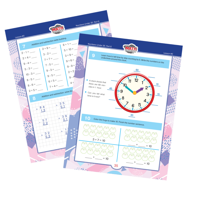 learning time clock math with confidence kindergarten