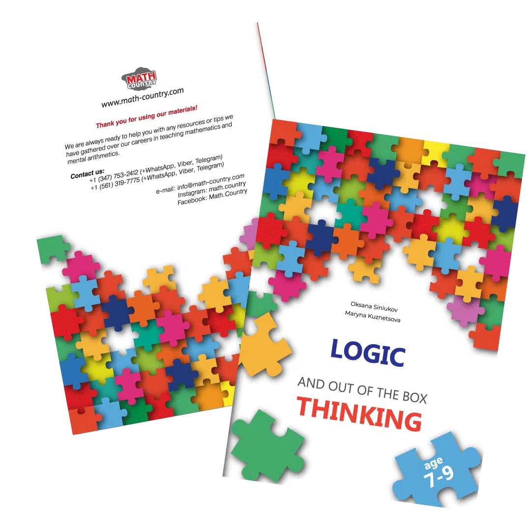 Logic workbook (-9 yo). Logic and out-of-the-box thinking. Part 1 .