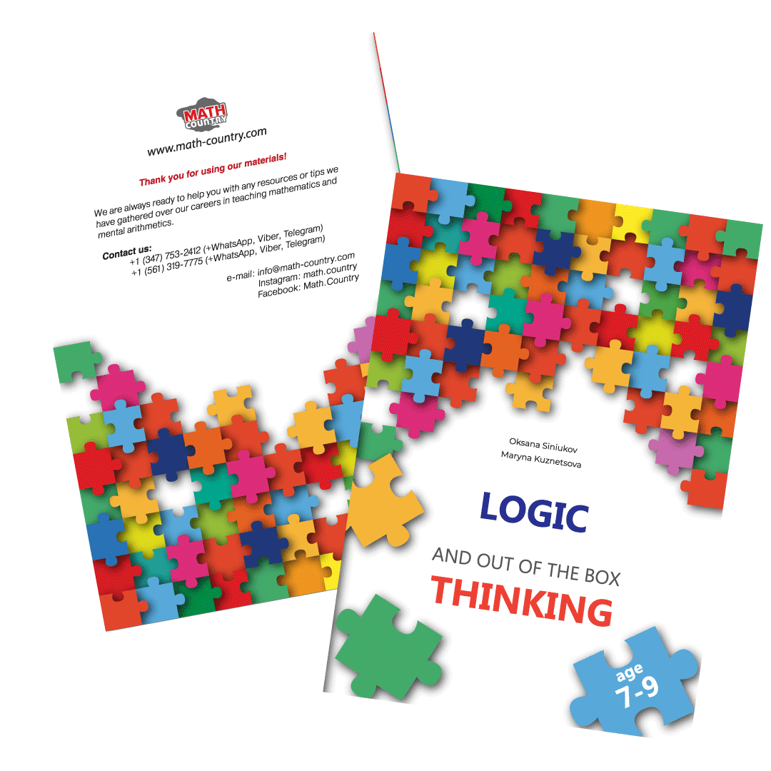 Logic workbook (-9 yo). Logic and out-of-the-box thinking. Part 1 .