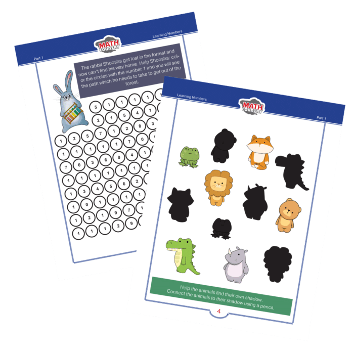 math activities for preschoolers workbook maze find the shadow game
