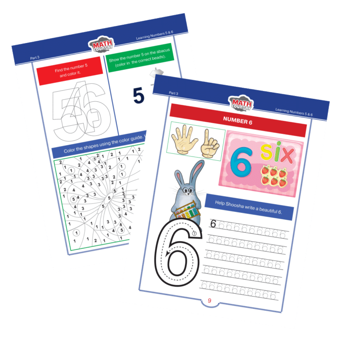 tracing numbers worksheets color by numbers for preschool