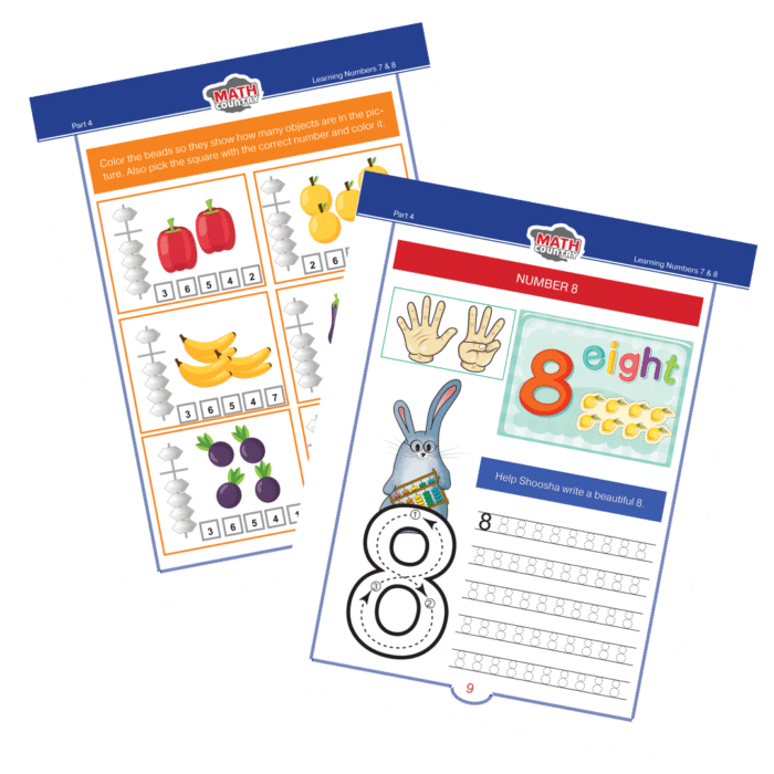 number 8 worksheet preschool counting activity for preschoolers
