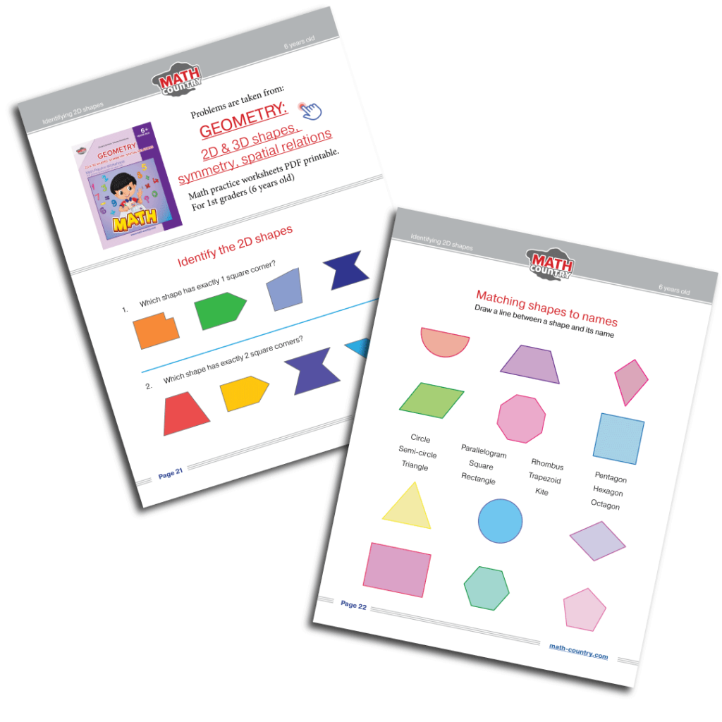 Free Math Worksheets Grade 1 (6+ yo) – Math Country