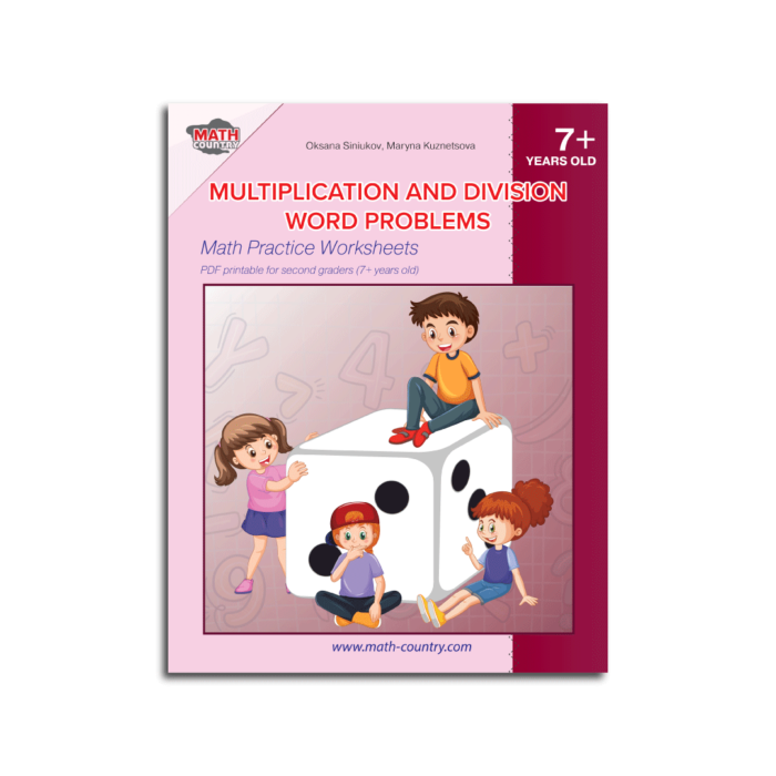 mixed multiplication division word problems math worksheets grades 2 3