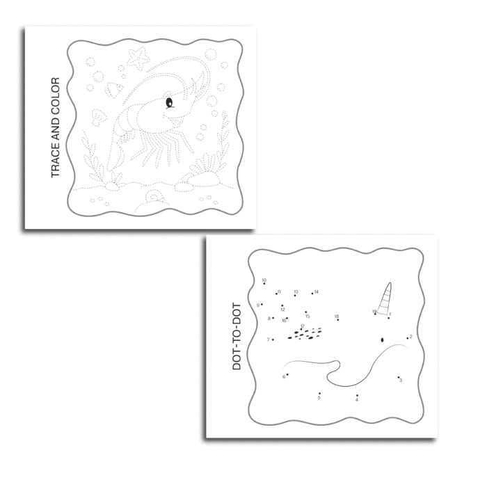 line tracing worksheets dot to dot connect the dots game