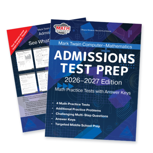 Mark Twain Computer–Mathematics Admissions Test Prep